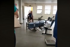 Homem promove quebradeira em recepção do pronto-socorro em Itabira 