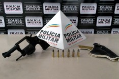 Comerciante é preso suspeito de efetuar disparos de arma de fogo em via pública