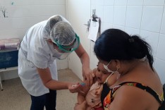 Secretária acompanha sábado de vacinação contra a Influenza em PSF do João XXII/Machado