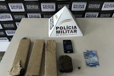 Irmãos são detidos com barras de maconha no Cruzeiro Celeste