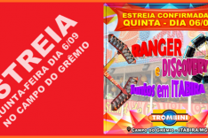 Parque de diversões TROMBINI estreia confirmada quinta-feira - dia 06/09 em Itabira