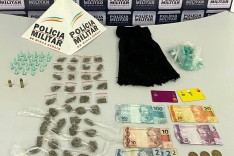 PM apreende menor, drogas após receber denúncias anônimas no bairro Gabiroba em Itabira