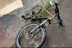 Ciclista fica ferido depois de ser atingido por veiculo no bairro Hamilton em Itabira