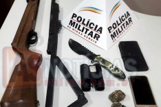 PM prende suspeitos e recupera produtos furtados em residências da localidade do Socorro em Barão de Cocais