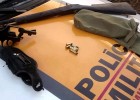 Rodoviários apreendem duas armas de fogo na localidade do Chaves em Santa Maria de Itabira 