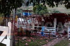 Explosão deixa Sitio destruído e um homem sem identificação morto em São Domingos do Prata 