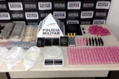 Casal é preso com grande quantidade de drogas no Bairro Sion