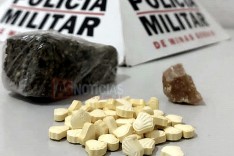 PM apreende comprimidos ecstasy no bairro Colina da Praia em Itabira