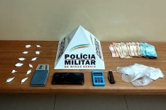 Homem é preso por tráfico de drogas no Centro de São Gonçalo do Rio Abaixo 