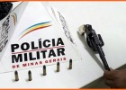 PM de Barão de Cocais prende suspeito de liderar trafico no bairro Garcia com arma de fogo 