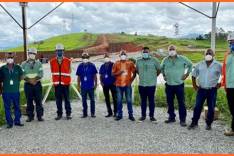 Comitiva do Metabase visitou obras em barragem do Pontal