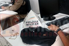 PM apreende adolescente por receptar possíveis produtos do roubo em loja na Rua São José em Itabira 