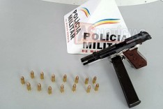 PM prende homem com pistola 9 mm durante operação no bairro Fênix em Itabira