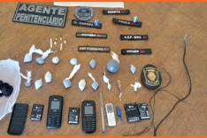 Agentes da Seap apreendem celulares e drogas no Presídio de Barão de Cocais