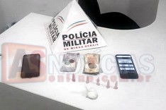 Atenção voltada ao crime, Militares detêm dois suspeitos em motocicleta com cocaína no centro de Itabira	