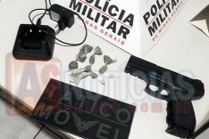 Sargento reformado aborda e prende suspeito com um simulacro de arma de fogo no bairro Hamilton 