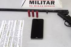 Homem é preso com espingarda dentro de mochila no bairro Madre Maria de Jesus