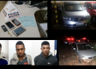 PM PRENDE TRÊS HOMENS ACUSADOS DE ASSALTOS APÓS PERSEGUIÇÃO EM BARÃO DE COCAIS