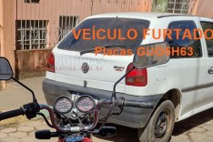 Construtor tem seu veiculo VW Gol furtado em frente sua casa na Vila Sao Geraldo em Itabira