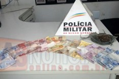 PM prende suspeito de trafico de drogas no bairro Boa Esperança em Barão de Cocais 