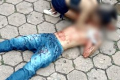 Jovem de 23 anos e esfaqueado por uma mulher proximo de bar na Esplanada da Estacao em Itabira