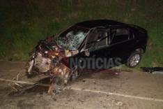 Homem morre após colidir Astra contra carreta na MG-129 no Barreiro em Itabira