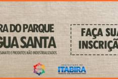 Nova opção – Prefeitura recebe inscrições de expositores para a Feira do Parque da Água Santa