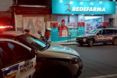 Bandidos mais uma vez assaltaram a "Redefarma" do bairro Major Lage em Itabira 