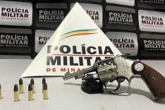  PM prende indivíduo com arma de fogo no bairro São Bernardo em Santa Bárbara