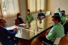 Prefeito Nozinho recebe novo diretor da Vale