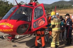 Acidente deixa quatro feridos na BR-381; entre as vítimas uma criança