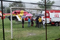 Devido quadro de saúde delicado moto-taxista é transferido para Belo Horizonte de helicóptero 