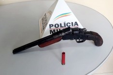 Pai atira contra filho no bairro Guanabara em São Gonçalo do Rio Abaixo