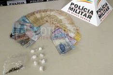 Três são detidos pela Polícia Militar com drogas no Bairro Loanda