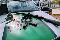 Operação Campo Seguro da Policia de Meio Ambiente resulta em três presos e armas apreendidas 