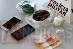 GEPMOR em ação preventiva prendeu dois suspeitos de trafico com drogas no bairro Bethânia 