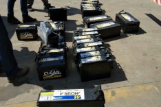 PM recupera 34 baterias furtadas de torres da OI