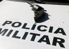 PM LOCALIZA REVOLVER ARTESANAL ESCONDIDO EM MATA DO BAIRRO SANTA MARTA