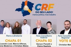 CHAPA CRF vencedora da eleição do Conselho Regional de Farmácia de Minas Gerais e Federal
