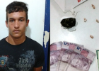 HOMEM É PRESO SUSPEITO DE ENVOLVIMENTO COM O TRAFICO DE DROGAS EM BARÃO DE COCAIS
