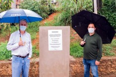 Em visita ao Pedreira, prefeito entrega “Passeião” que interliga o bairro ao Campestre       