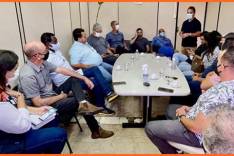 Prefeito reúne vereadores, fala de amparo a atingidos e da necessidade de projetos estruturantes em Itabira