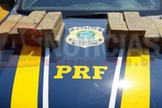 PRF apreende 22 kg de maconha na BR-381 em João Monlevade