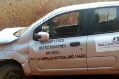 Jovem inconformado é preso depois de destruir veiculo da prefeitura de São Sebastião do Rio Preto