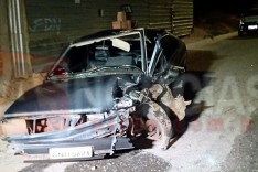 Menor condutor e uma mulher gravida ficam feridos em uma colisão entre dois veículos no bairro Belvedere em Itabira