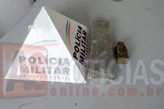 ROCCA apreende cerca de 1 quilo de maconha no bairro Madre Maria de Jesus em Itabira
