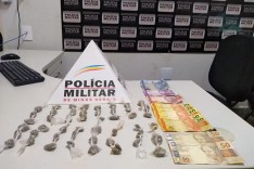 PM apreende 48 buchas de maconha em Barão de Cocais