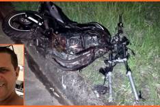 Motociclista morre depois de colidir contra lateral de caminhão na Estrada do Forninho em Itabira 