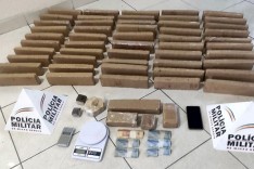 Dois são presos em Timóteo com drogas que seriam comercializadas em João Monlevade