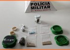 Policiais Rodoviários prendem Jovens com drogas na rodovia AMG-900 no bairro Conceição 
